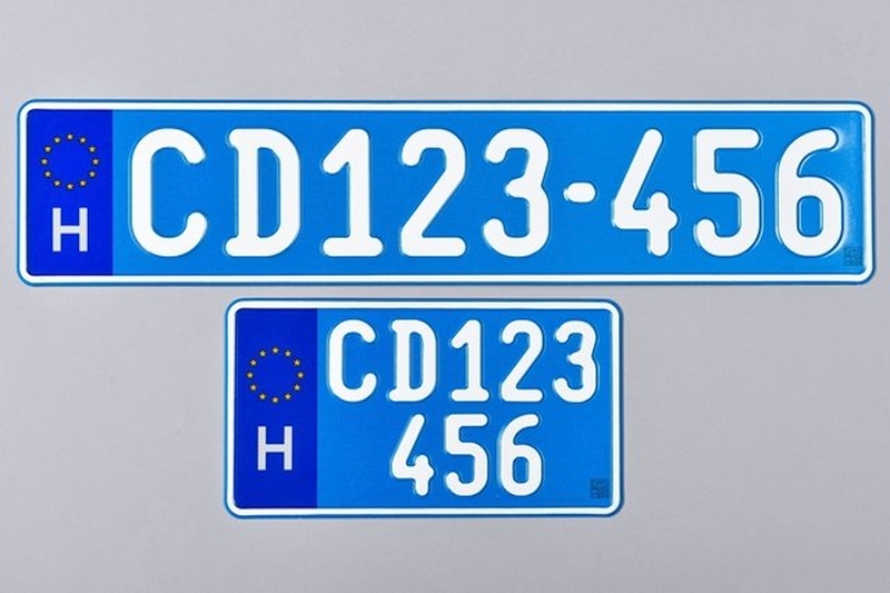 Diplomata rendszám