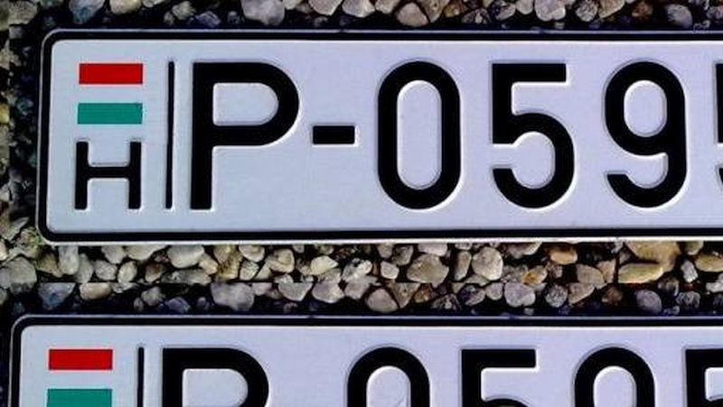 P-s rendszám