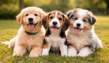 Kiskutya tanítása.