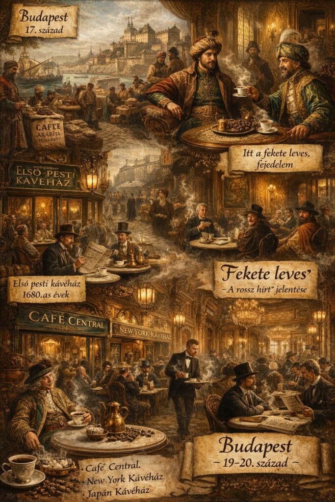 Kávé eredete Magyarországon.